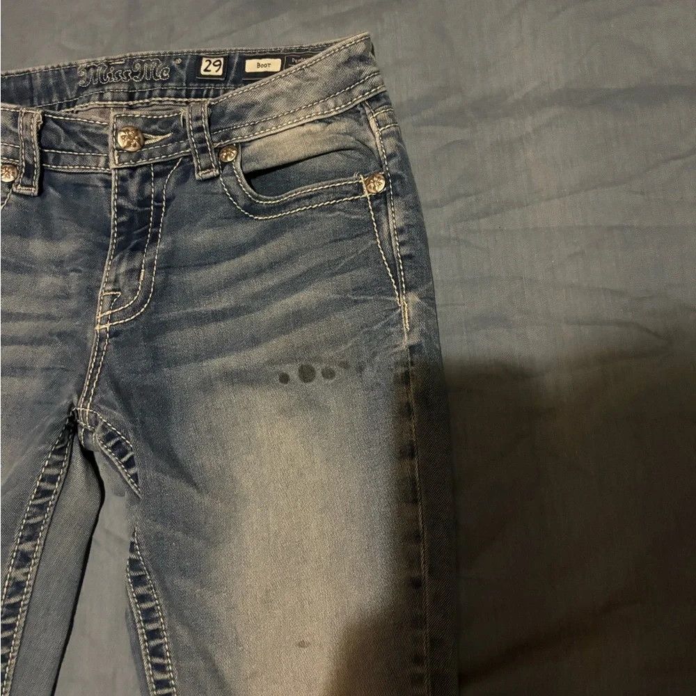 Miss me jeans miss me jeans size 29 inseam 34 great look - Picture 4 of 5
